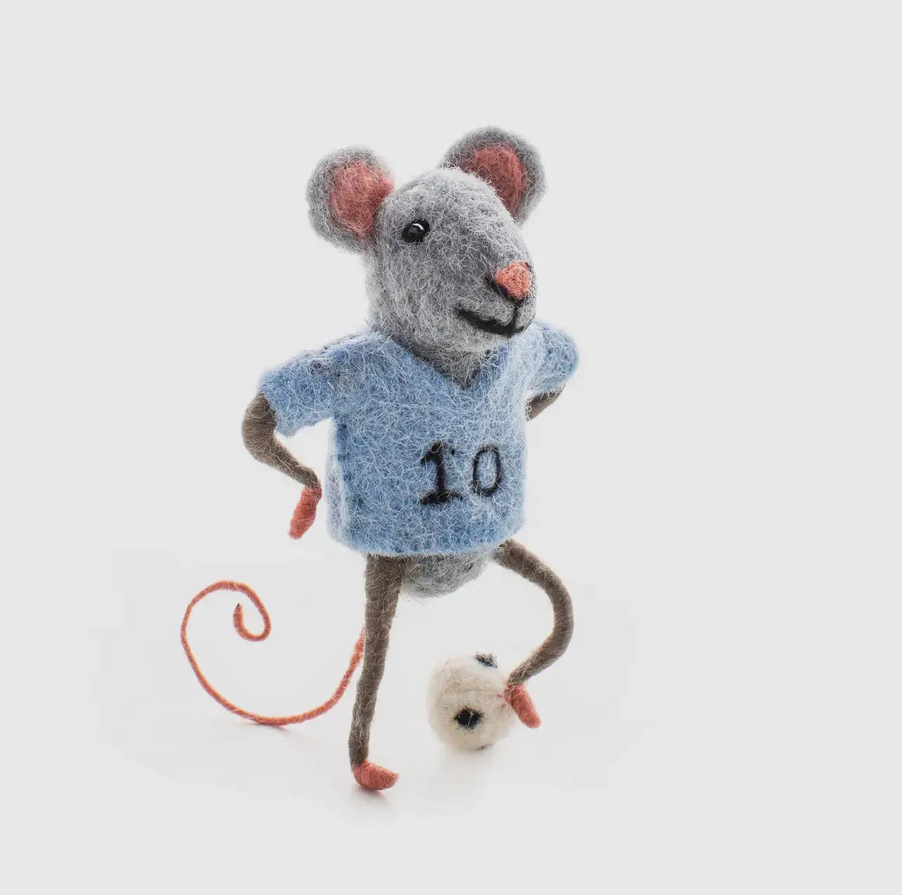 Souris football - maillot bleu Sew Heart Felt