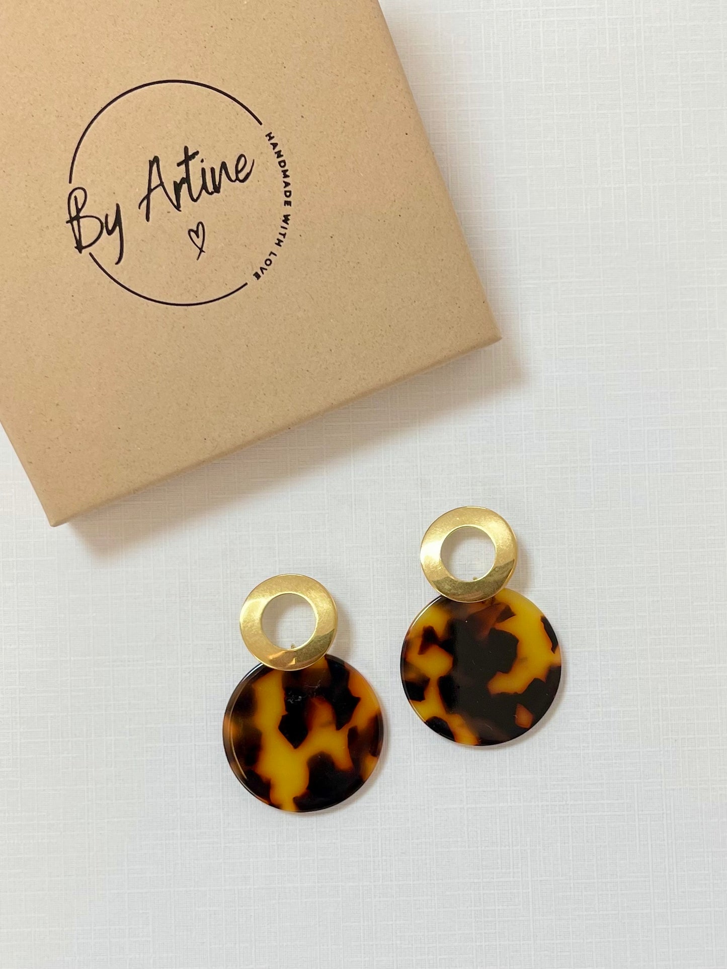 Boucles d'oreilles - Les écailles - rondes big