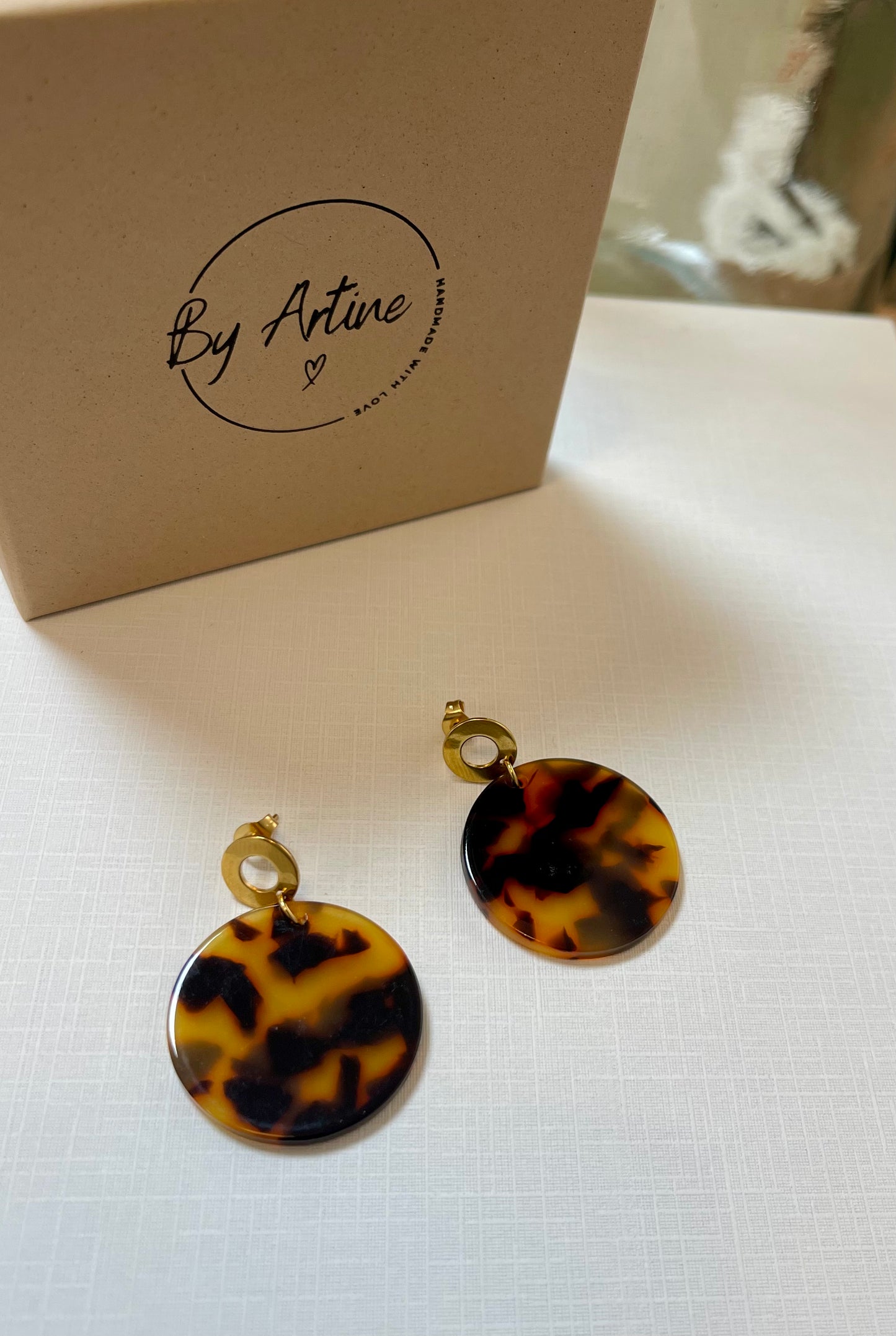 Boucles d'oreilles - Les écailles - rondes