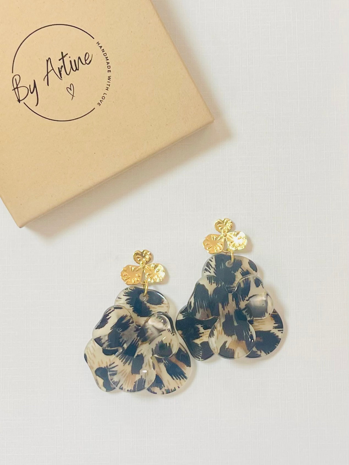 Boucles d'oreilles AMANDA - Big flowers
