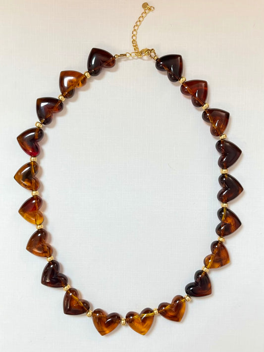 Collier coeurs SIENA