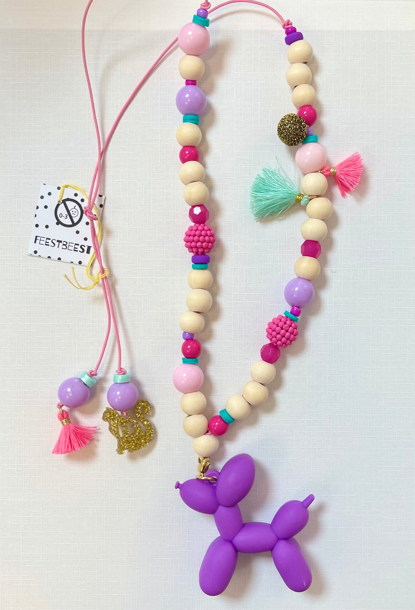 Collier enfant "les animaux trop beaux"