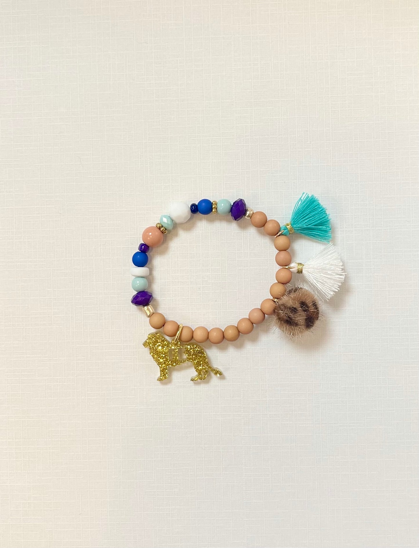 Bracelet enfant "les animaux paillettes"