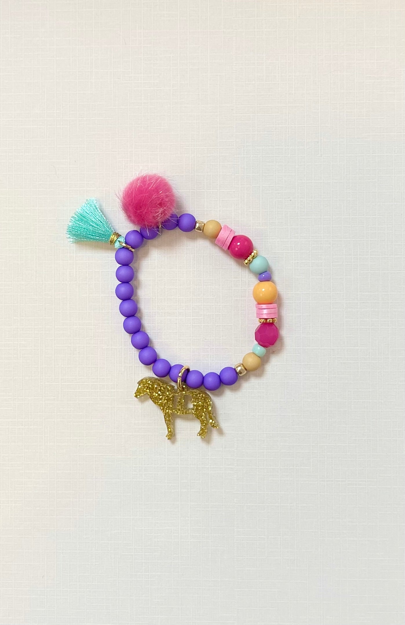 Bracelet enfant "les animaux paillettes"