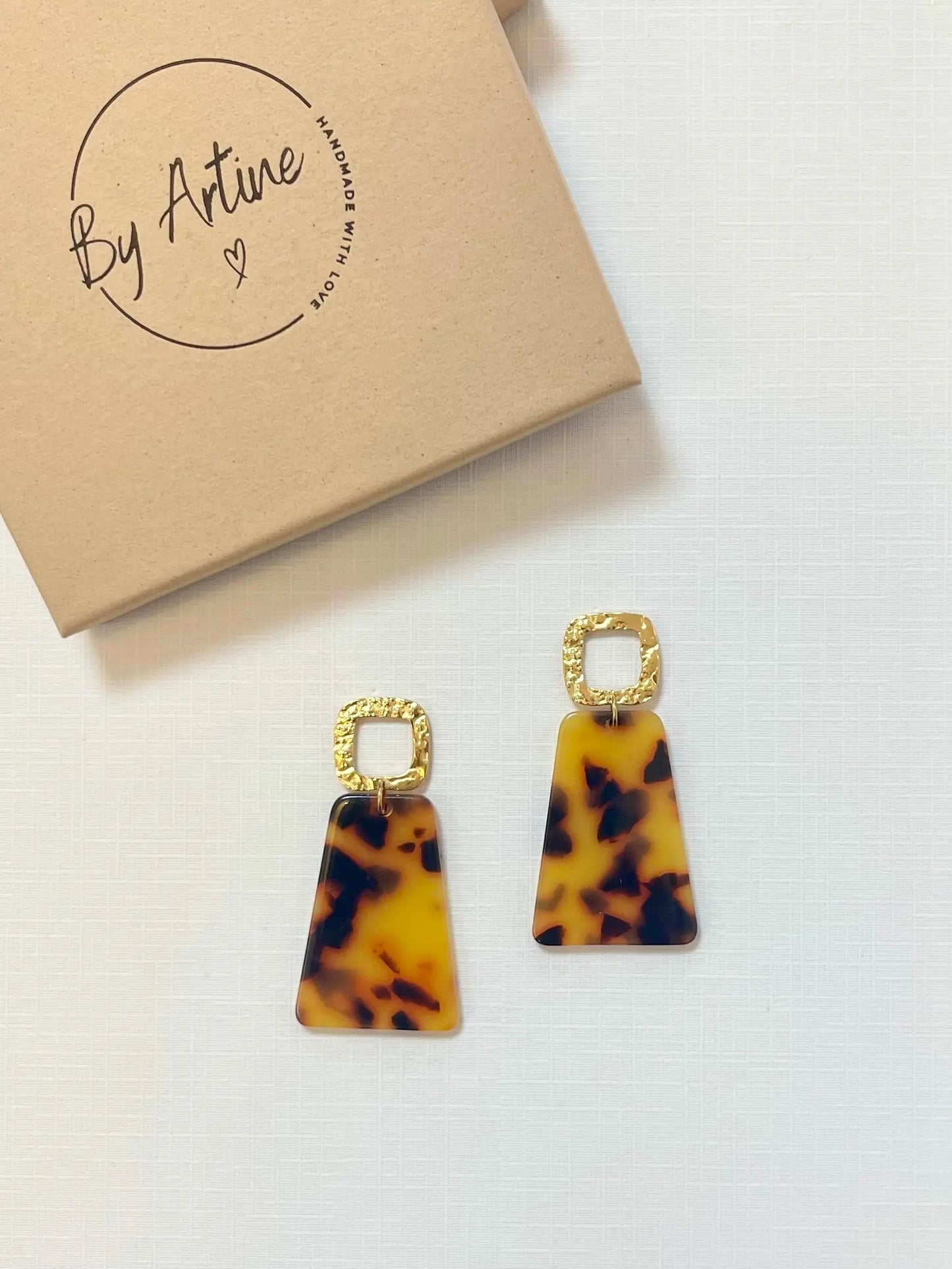 Boucles d'oreilles - Les écailles - trapèze BY ARTINE