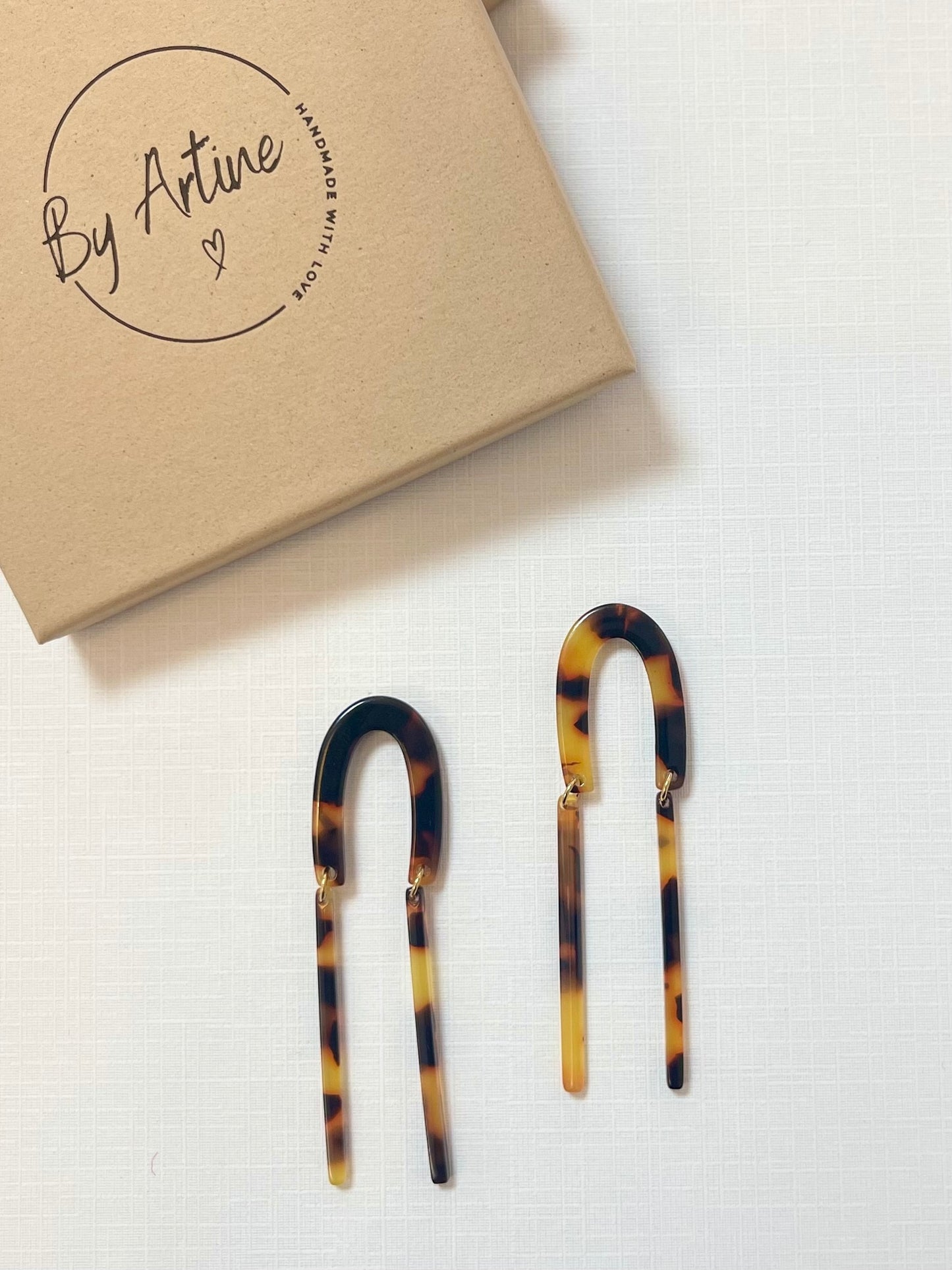 Boucles d'oreilles - Les écailles - baguettes