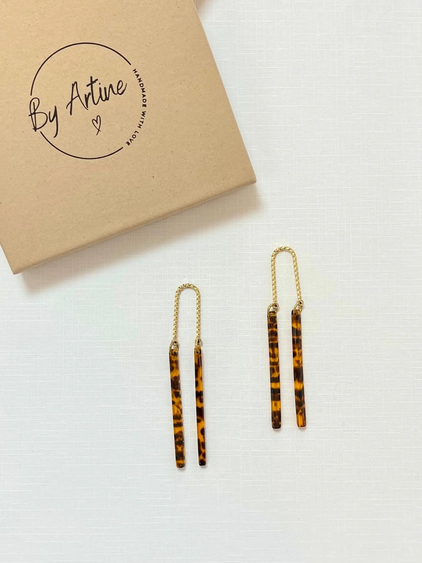 Boucles d'oreilles - Graou - baguettes BY ARTINE