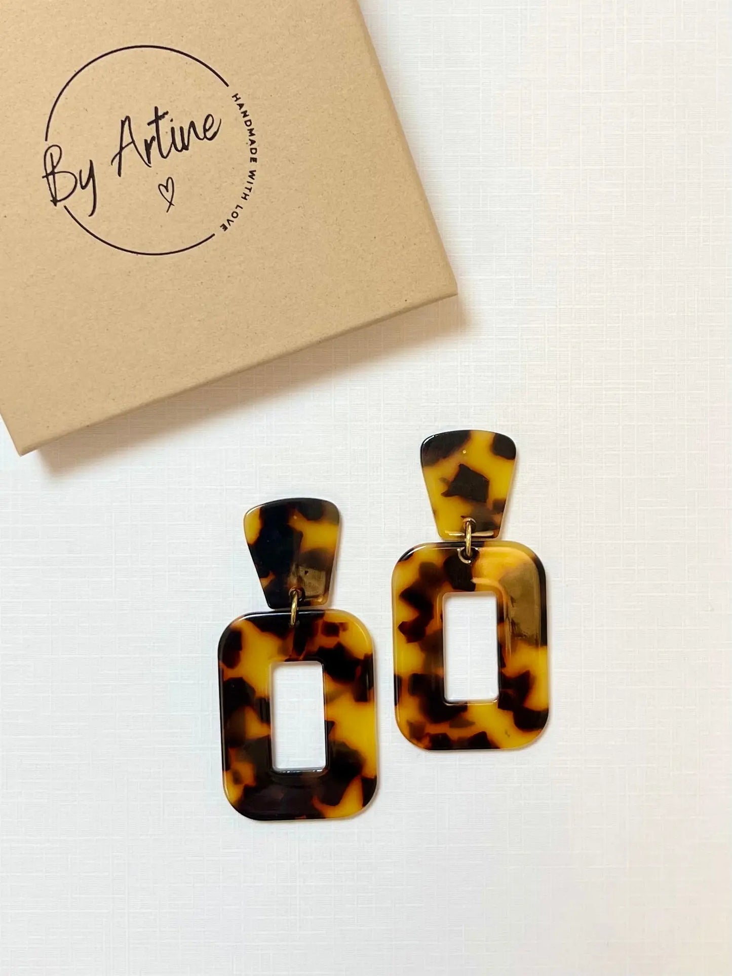 Boucles d'oreilles - Les écailles - Rectangles BY ARTINE