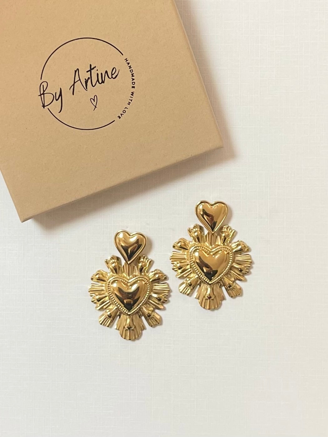 Boucles d'oreilles - Big Love - ex voto BY ARTINE