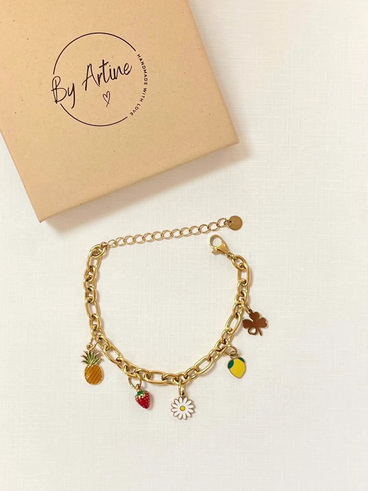 Bracelet - Le temps des fraises - modèle 1 BY ARTINE