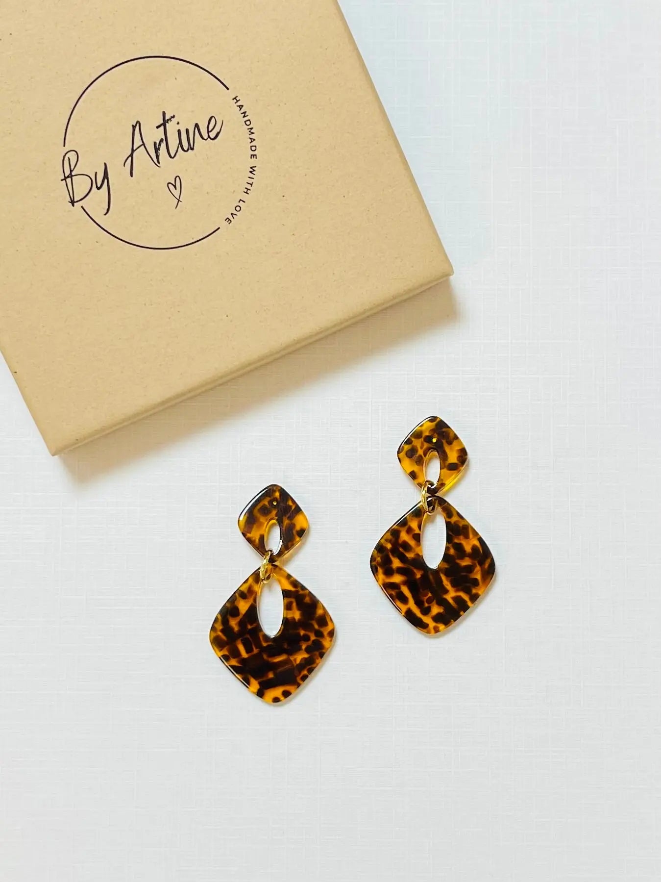 Boucles d'oreilles - Graou - losanges BY ARTINE