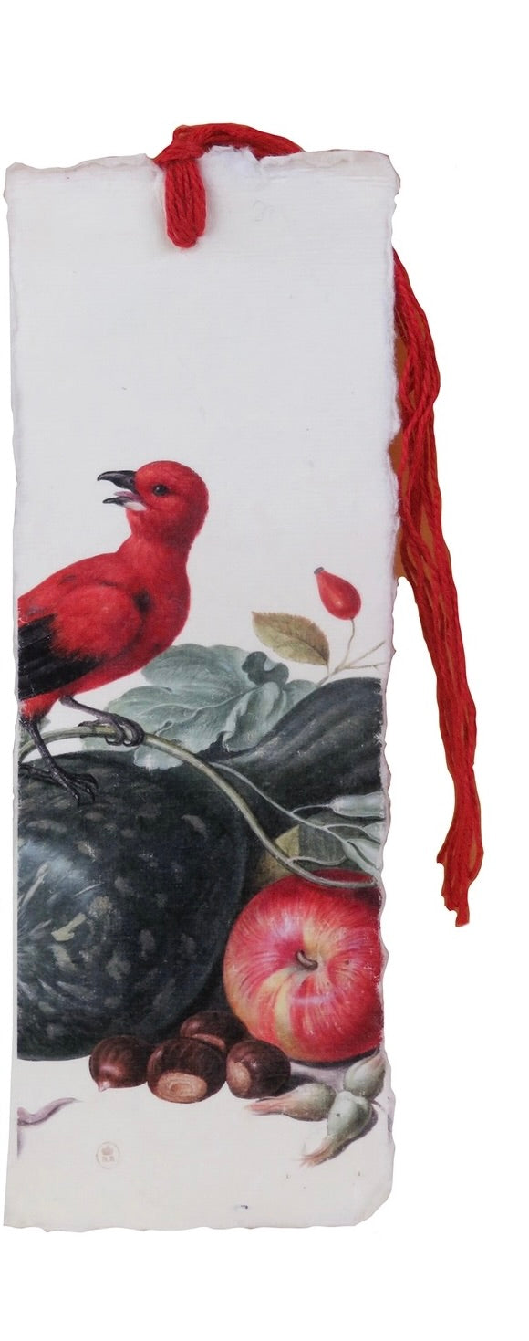 Marque-page - oiseau rouge