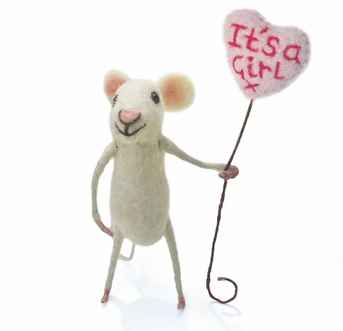 Souris It's a Girl Sew Heart Felt