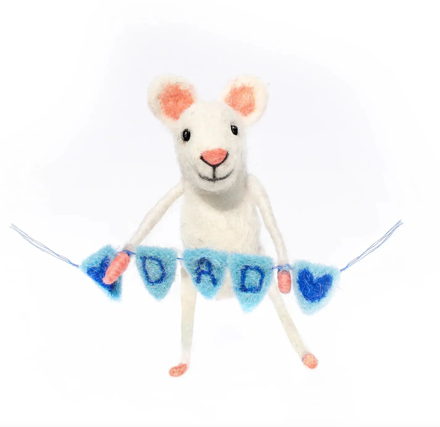 Souris guirlande Dad Sew Heart Felt