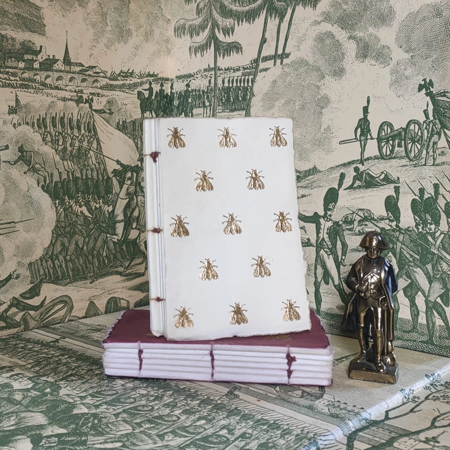 Carnet parchemin - abeilles