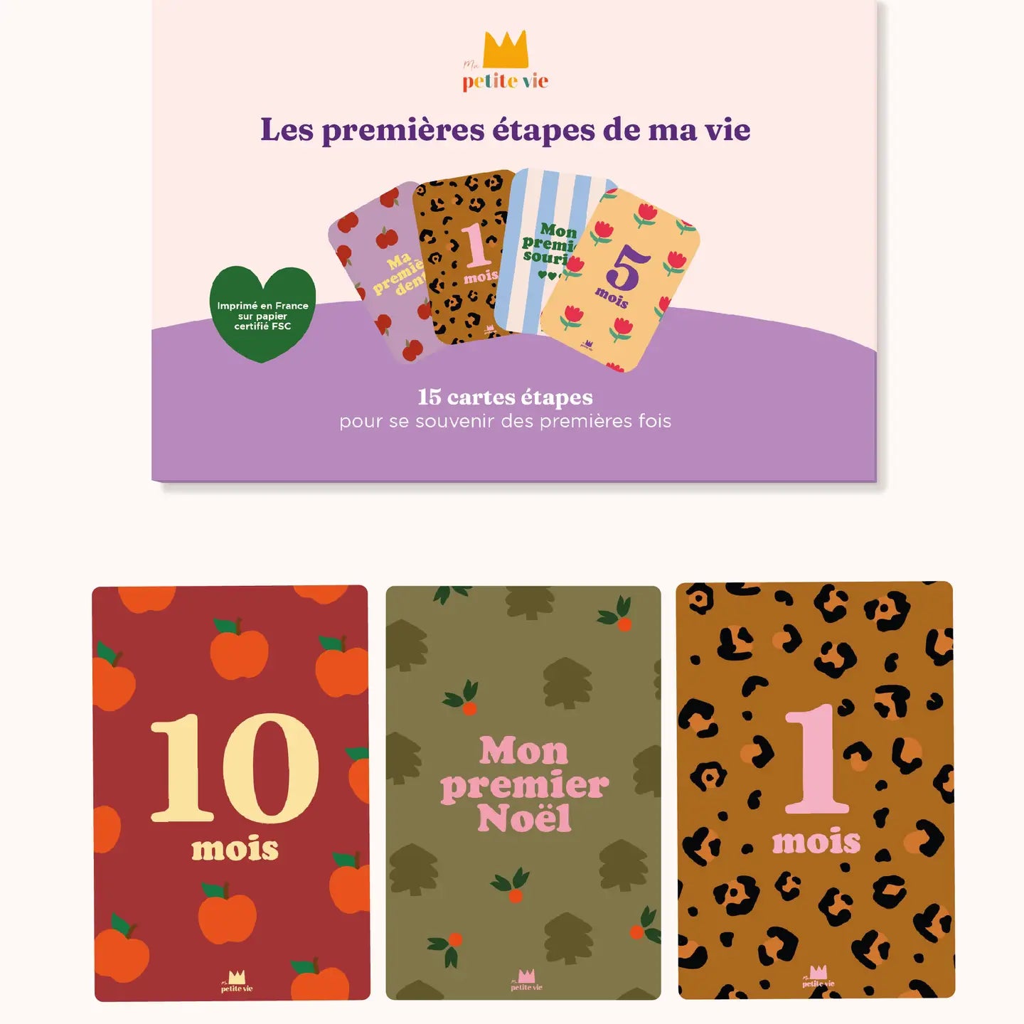 Cartes Etapes - 12 premiers mois