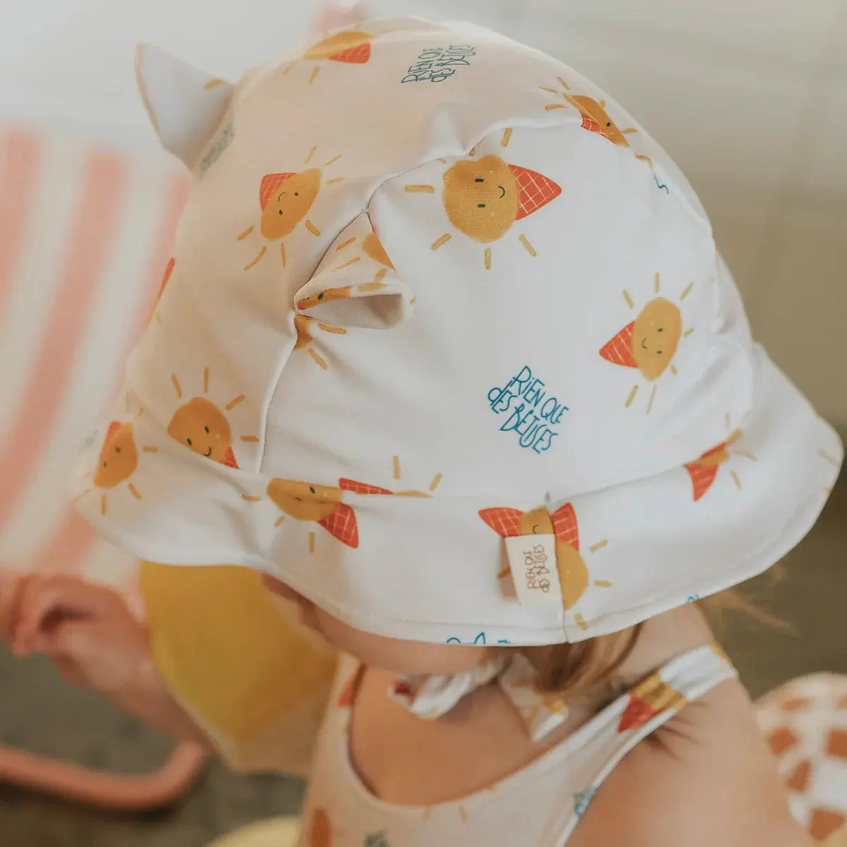 Chapeau de plage anti-UV - Glaces Rien que des bêtises