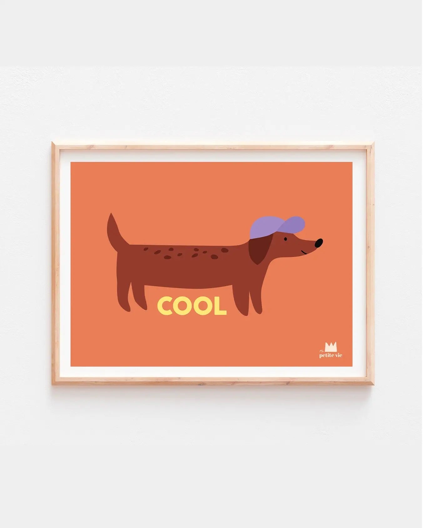 Affiche CHIEN COOL Ma Petite Vie
