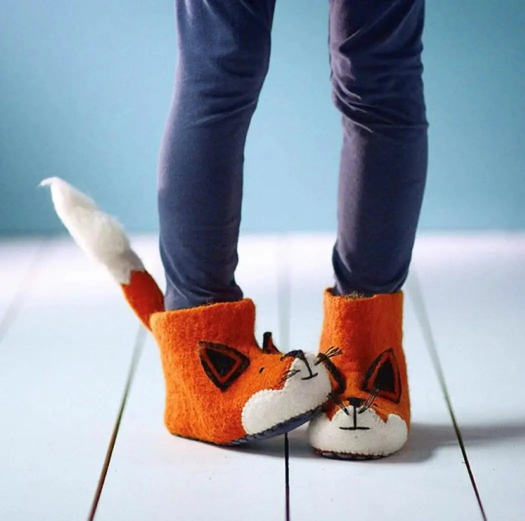 Chaussons enfant - Renard Sew Heart Felt