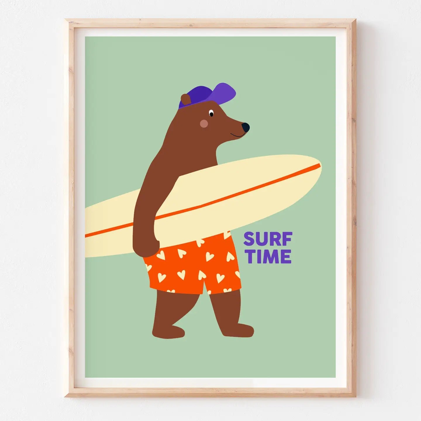 Affiche SURF TIME Ma Petite Vie