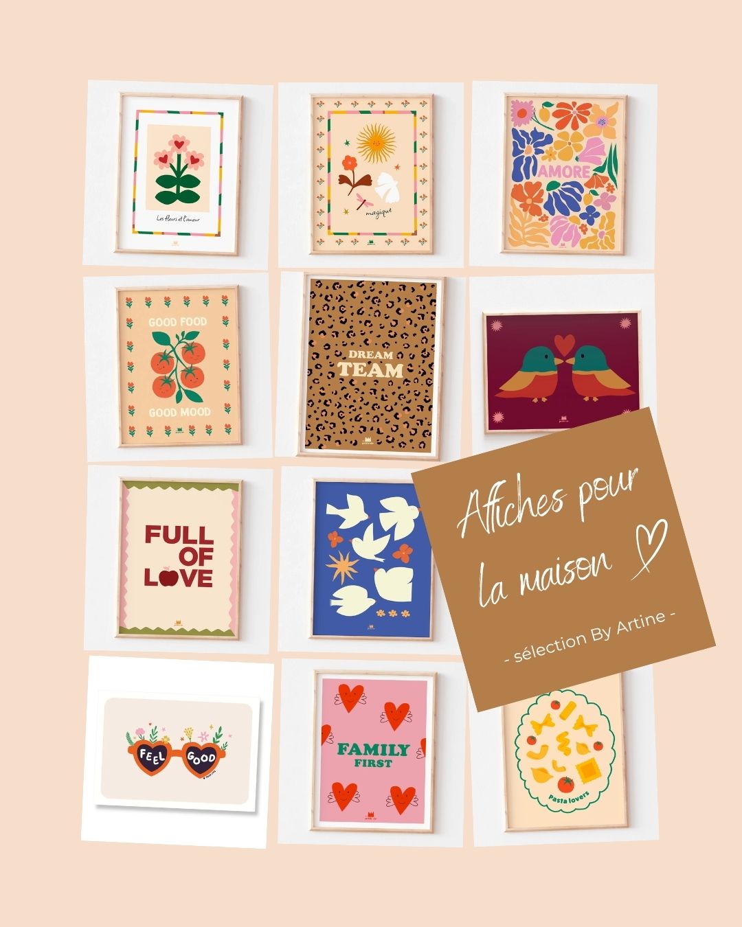Affiches pour la maison
