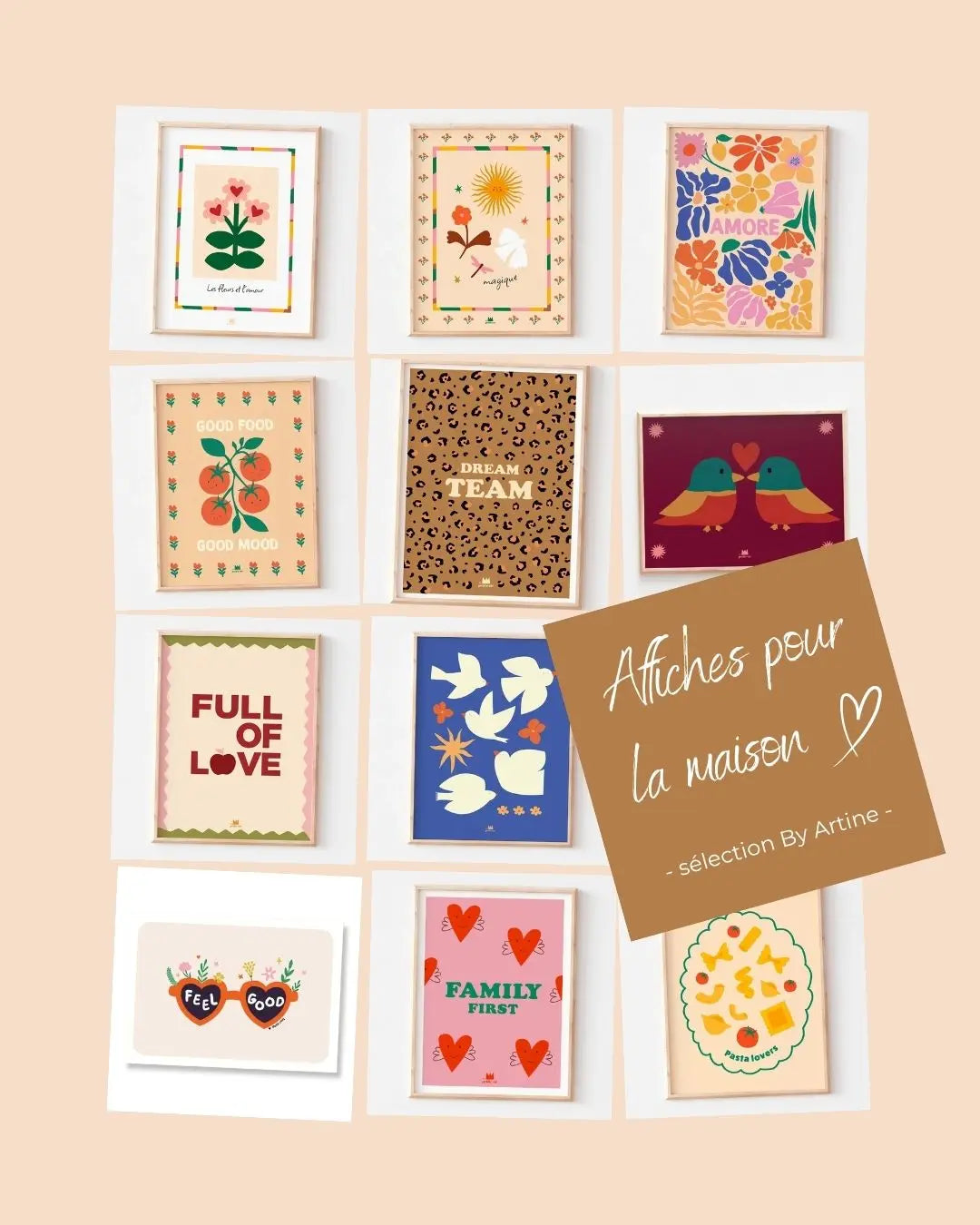 Affiches pour la maison