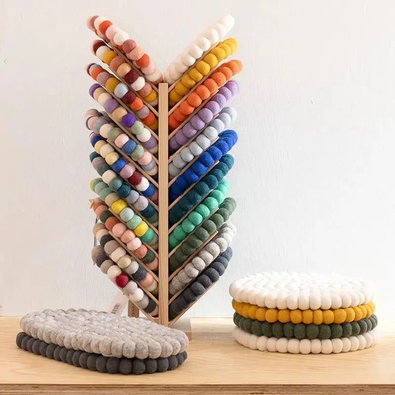 Dessous de plat feutre en laine - uni - BY ARTINE Aveva
