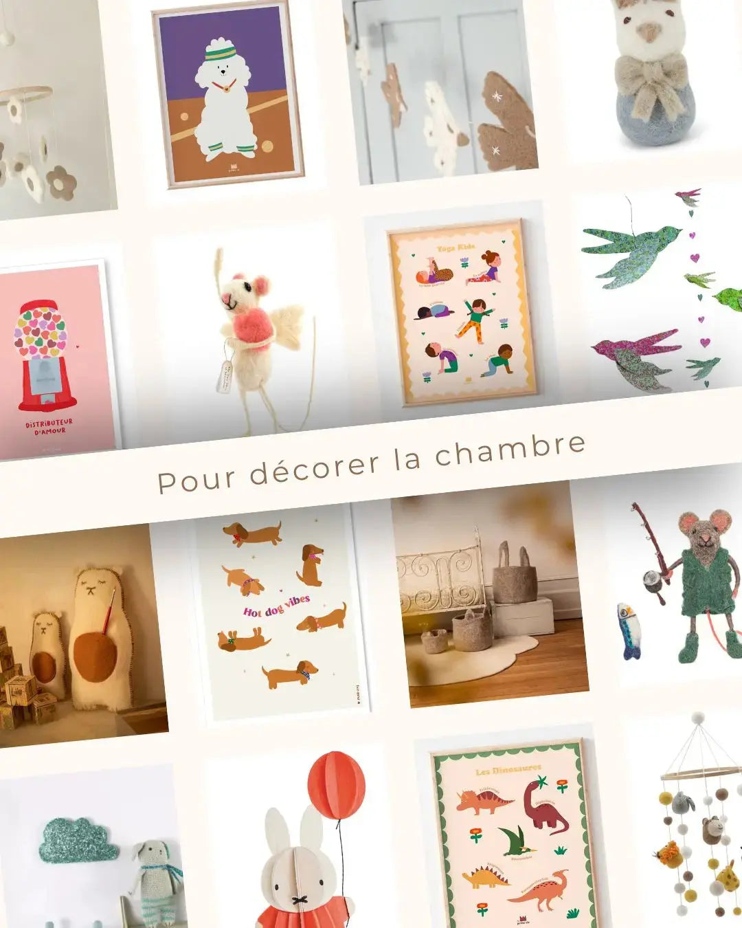 Pour décorer la chambre - BY ARTINE