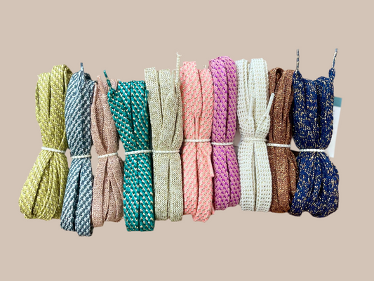 Lacets à paillettes