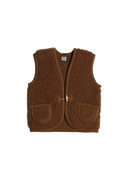 Gilet enfant sans manches Alpen - Caramel
