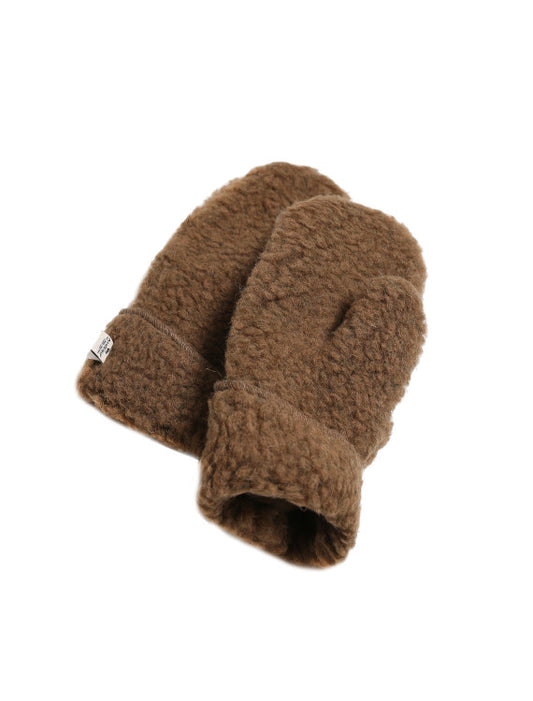 Moufles enfants - marron