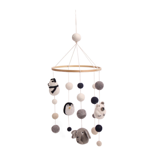 Mobile animaux zoo