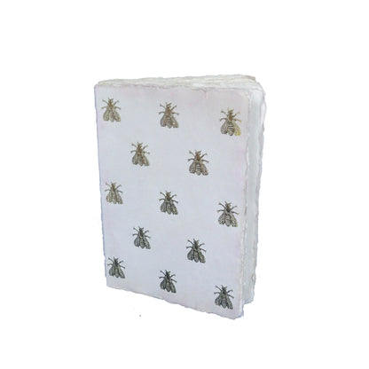 Carnet parchemin - abeilles