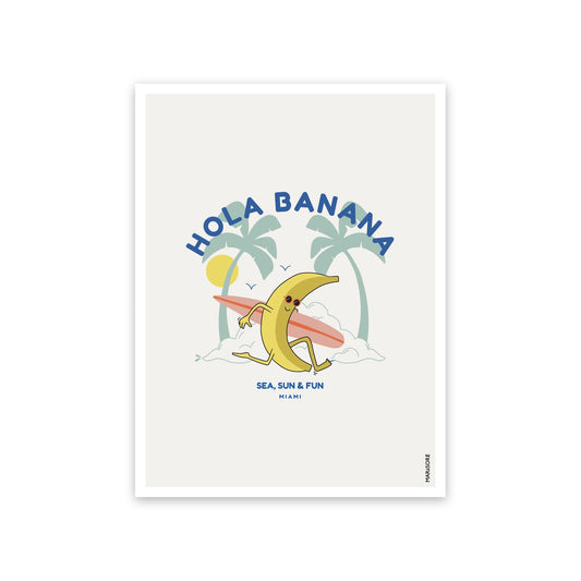 Affiche HOLA BANANA