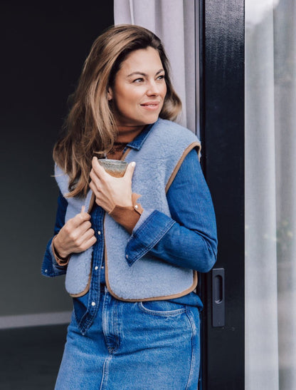 Gilet adulte sans manches Camino - Bleu