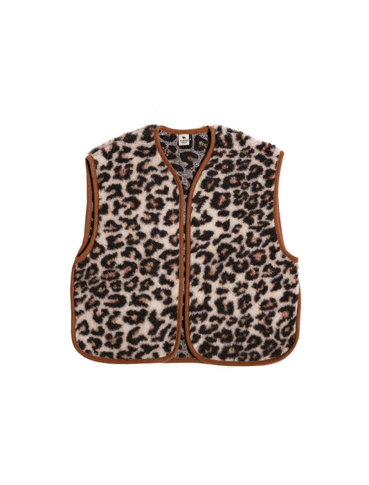Gilet adulte sans manches Camino - Leopard