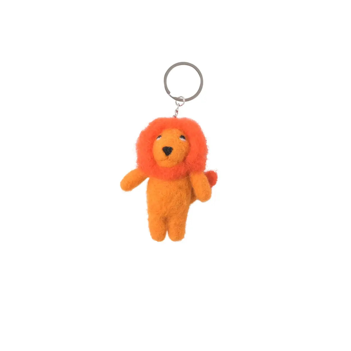 Porte-clé lion en feutre - BY ARTINE Aveva
