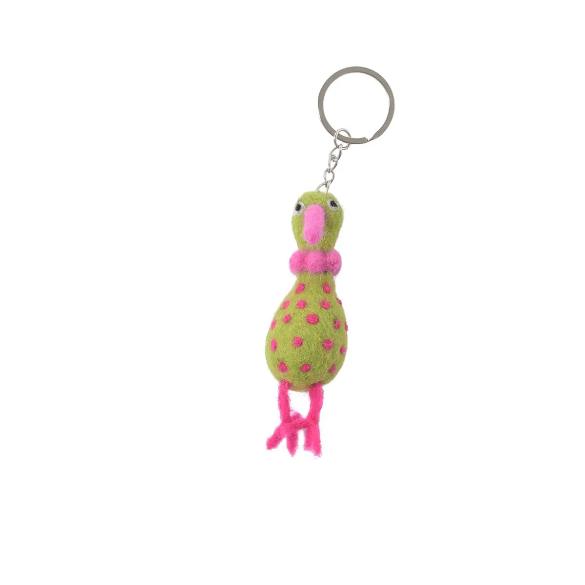 Porte clé en feutre OISEAU FUNKY Aveva