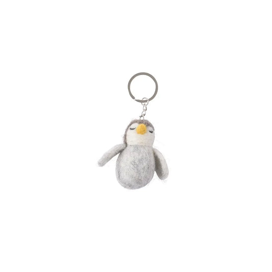 Porte-clé pingouin feutre - BY ARTINE Aveva