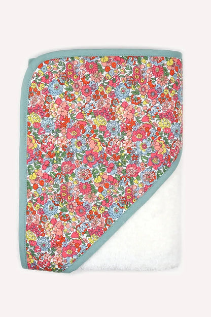 Cape de bain Barnabé - Liberty FLEURS - BY ARTINE Barnabé aime le café