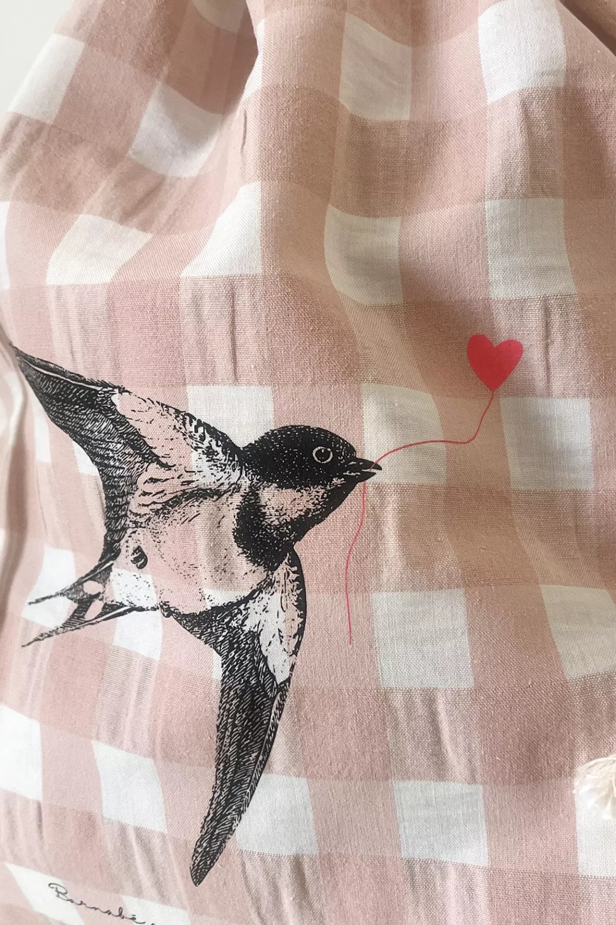 Pochon de rangement - Hirondelle Barnabé aime le café