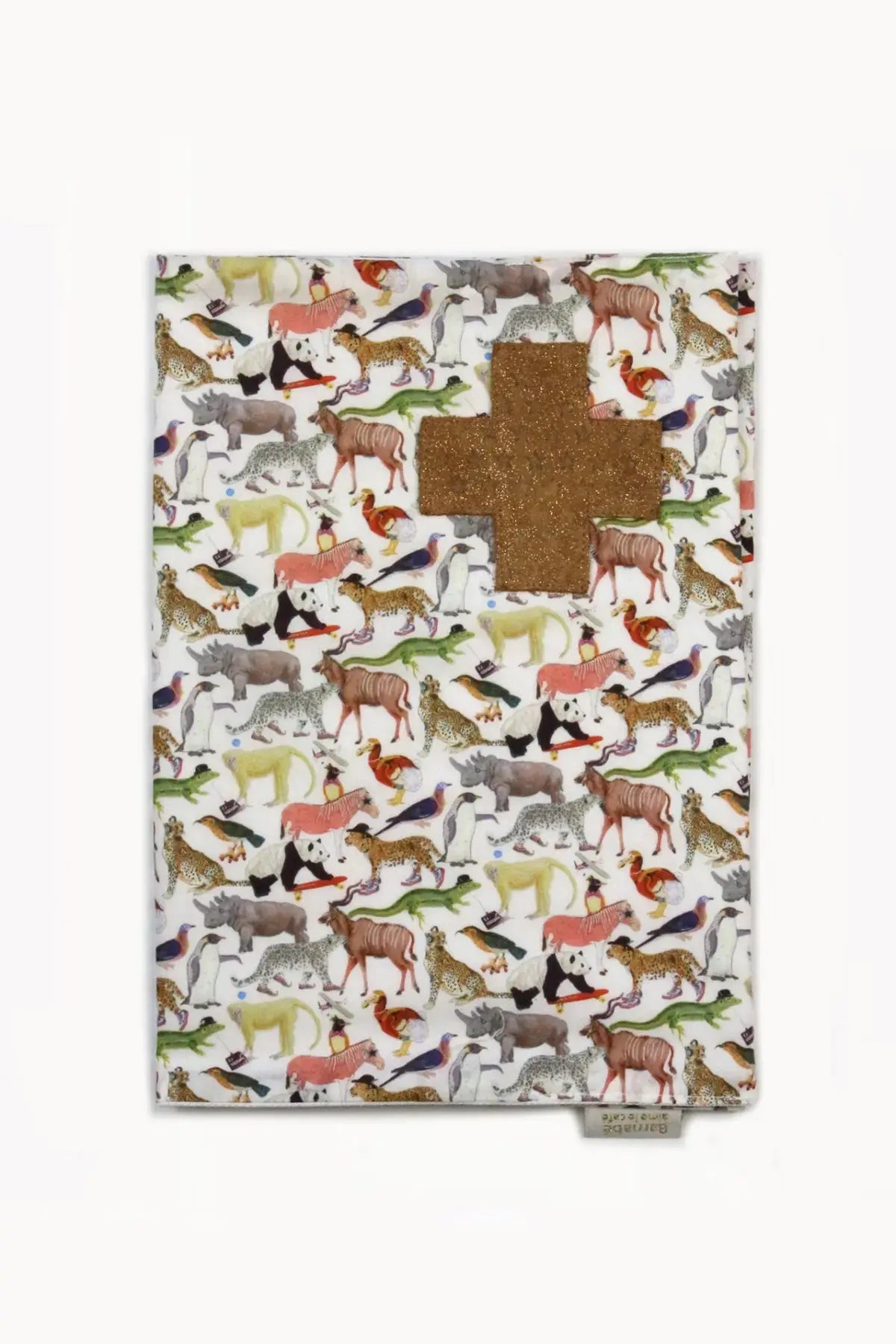 Protège carnet de santé Barnabé - Liberty ANIMAUX Barnabé aime le café