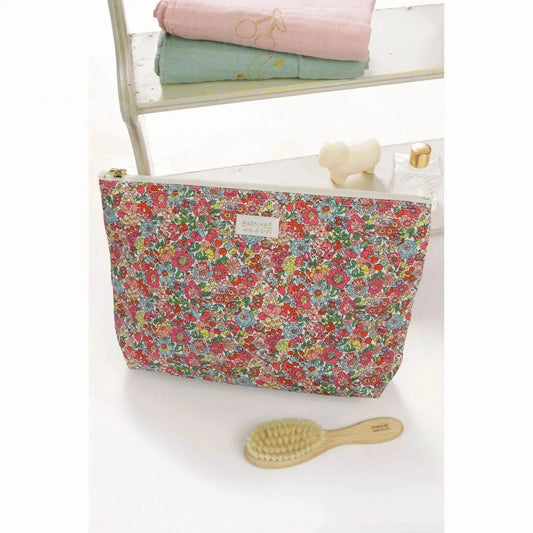 Trousse de toilette Barnabé - Liberty FLEURS - BY ARTINE Barnabé aime le café