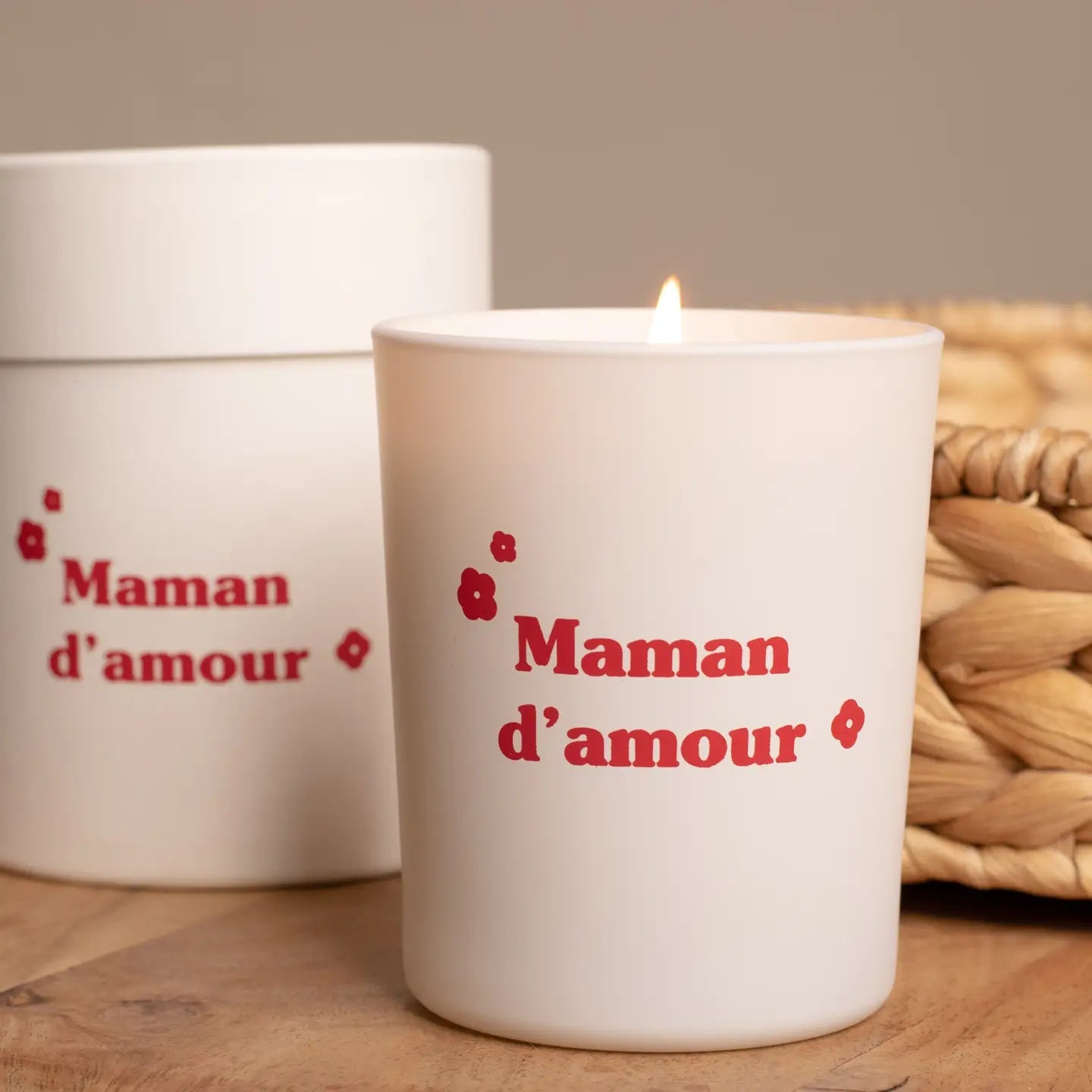 Bougie - maman d'amour La Bougie blanche
