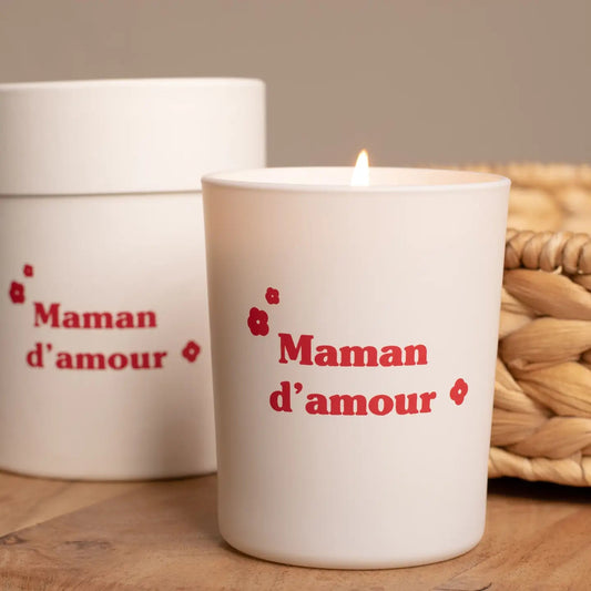 Bougie - maman d'amour La Bougie blanche