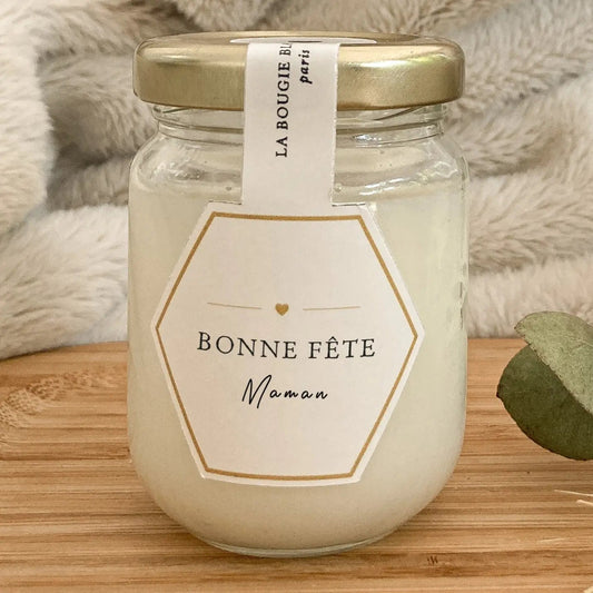 Bougie Le Petit Pot de Miel - Bonne fête maman La Bougie blanche