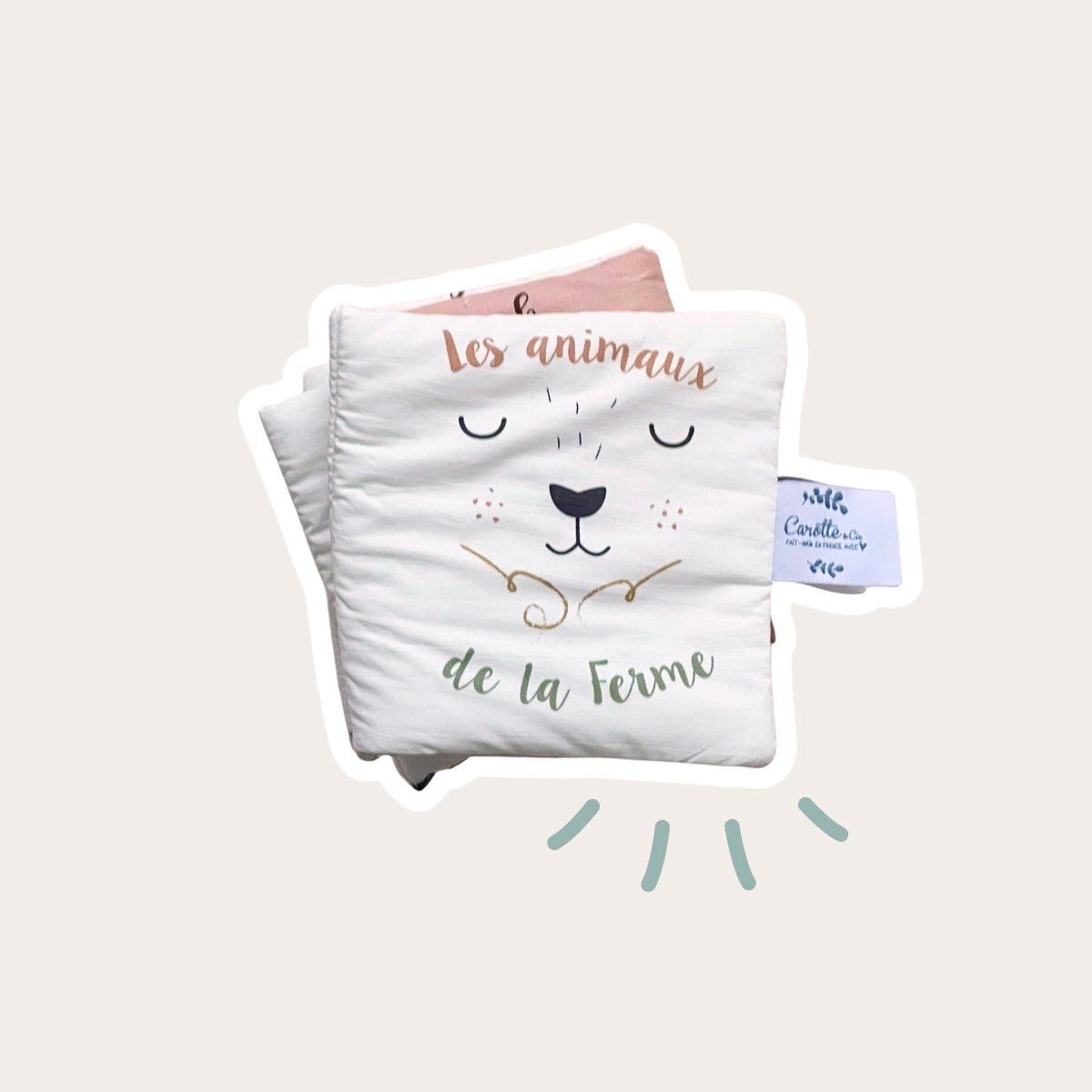 Livre d'éveil - animaux de la ferme Carotte & cie