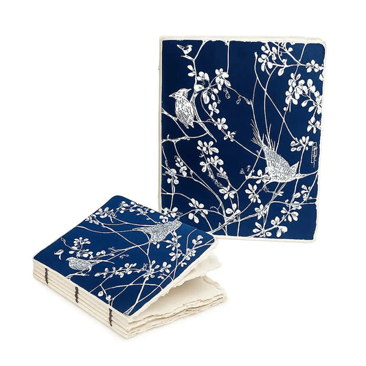 Carnet parchemin INDIGO OISEAUX Epigram