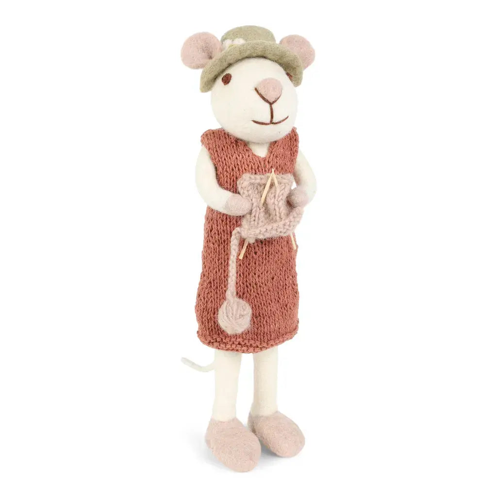 Grande souris qui tricote Gry & Sif