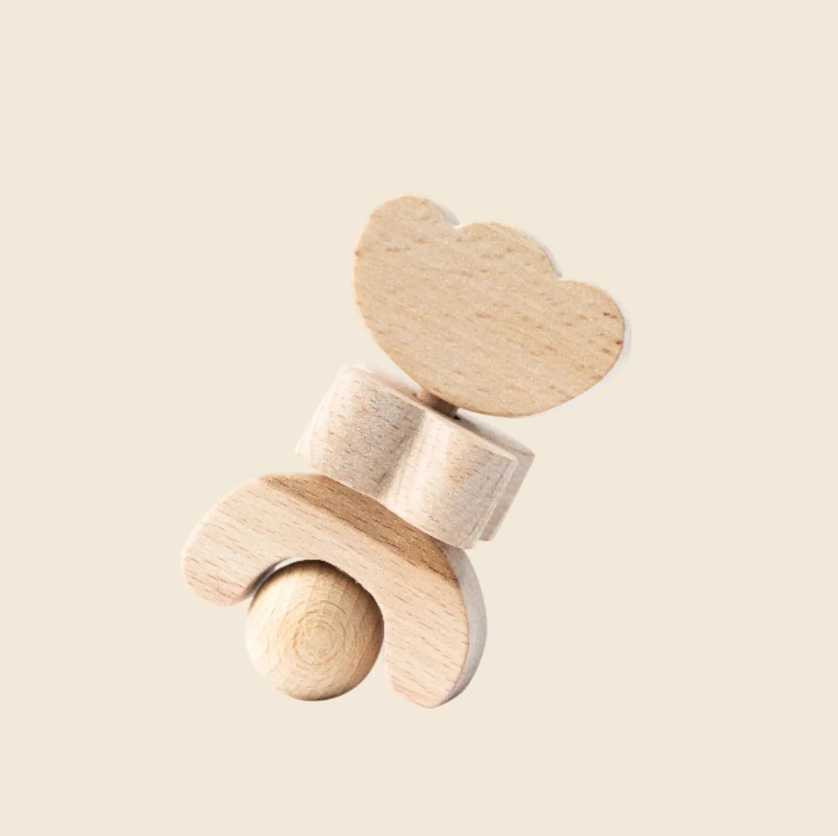 Hochet en bois Klapklap KMR childwood
